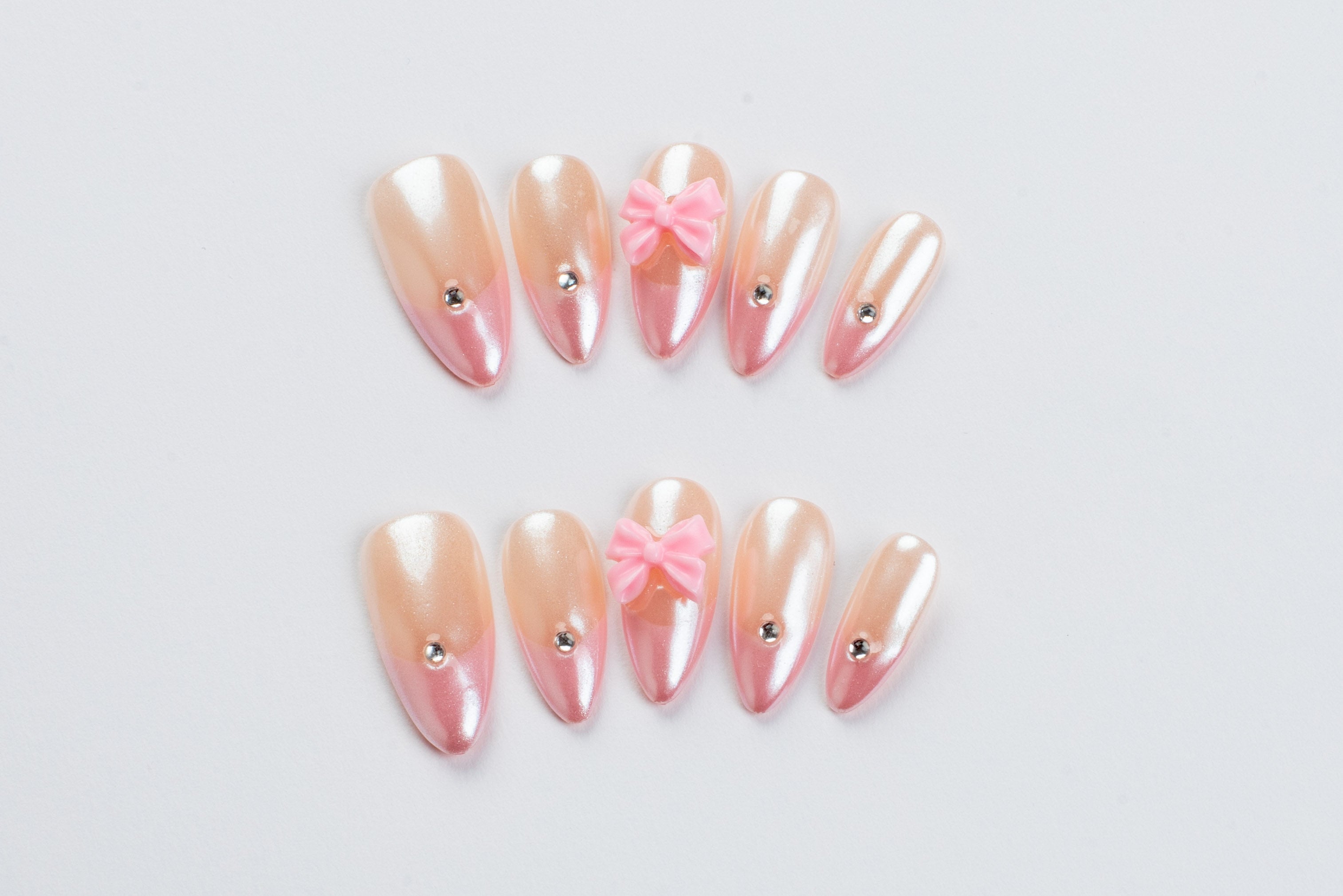 Dainty Girl (Medium Almond) Press on Handmade Nails