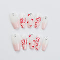 Pink Parfait (Medium Coffin) Press on Handmade Nails