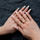 Sugar Tips (Medium Coffin) Press on Handmade Nails