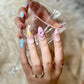 Garden Party Delight (Medium Almond) Handmade Press on Nails