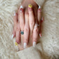 Tropical Bloom (Medium Almond) Handmade Press on Nails