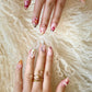 Tropical Garden Breeze (Short Almond) Press on Handmade Nails