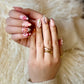 Tropical Garden Breeze (Short Almond) Press on Handmade Nails