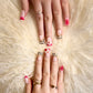Pink Safari (Short Duck) Press on Handmade Nails