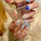 Arctic Wave Frost (Medium Almond) Press on Handmade Nails
