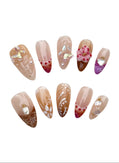 Sweet Treat Playground (Medium Almond) Press on Handmade Nails