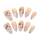 Sugar Plum Sparkle (Medium Almond) Press on Handmade Nails
